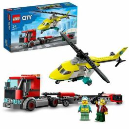 Playset Lego City Rescue Helicopter Transport 60343 (215 pcs)