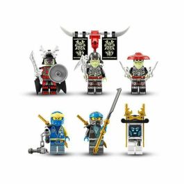 LEGO NINJAGO 71785 The Jay Titan Robot, Juguete para niños, con minifigurinas y árbol