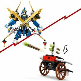 LEGO NINJAGO 71785 The Jay Titan Robot, Juguete para niños, con minifigurinas y árbol