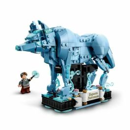 Lego Harry Potter 76414 Patronum de Expecto, modelo 2 en 1 con figuras de animales CERF y Wolf