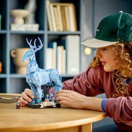 Lego Harry Potter 76414 Patronum de Expecto, modelo 2 en 1 con figuras de animales CERF y Wolf