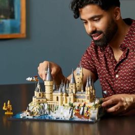 LEGO Harry Potter 76419 Castillo y terrenos de Hogwarts, edificio modelo para adultos, que incluye lugares icónicos