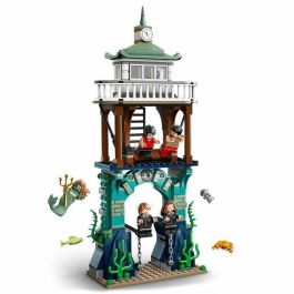 LEGO HARRY POTTER 76420 El torneo Three Wizards: lac noir, juguete con bote y 5 figuras