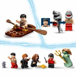 LEGO HARRY POTTER 76420 El torneo Three Wizards: lac noir, juguete con bote y 5 figuras