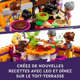 LEGO Amigos 41747 La cocina colectiva de Heartlake City, juguete de cocina con figura de gato