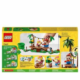 LEGO Super Mario 71421 Set de expansión Dixie Kong Jungle Concert, combinado con paquete de inicio