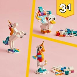 Juego de construccion unicornio mágico lego creator