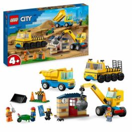 Camiones De Obra Y Grúa Con Bola Lego City 60391 Lego Precio: 50.94999998. SKU: B14BLJ7FDW