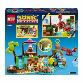 LEGO Sonic the Hedgehog 76992 Isla de Rescate Animal de Amy, Juguete con 6 Minifiguras, para Niños