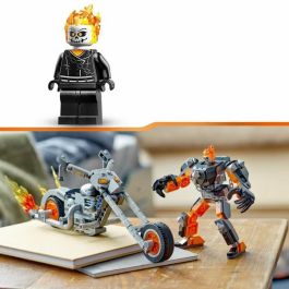 LEGO Marvel 76245 El robot y la motocicleta del jinete fantasma, juguete con figura de superhéroes