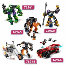 LEGO Marvel 76245 El robot y la motocicleta del jinete fantasma, juguete con figura de superhéroes