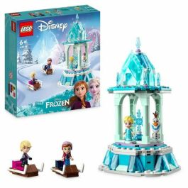 LEGO Disney Princess 43218 The Magic Manege of Anna y Elsa, juguete congelado con figura de Olaf