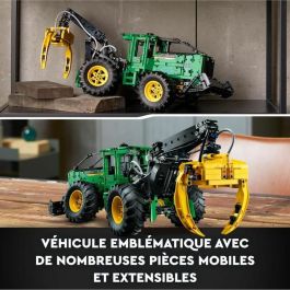 LEGO Technic 42157 El conductor John Deere 948L-II, modelo de máquina de construcción con funciones