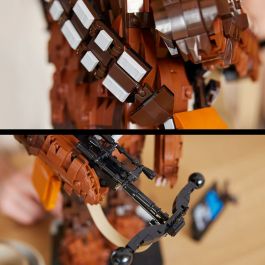 LEGO Star Wars 75371 Chewbacca, Kit de Modelo El Retorno del Jedi para Adultos, Minifiguras Wookiee con Ballesta