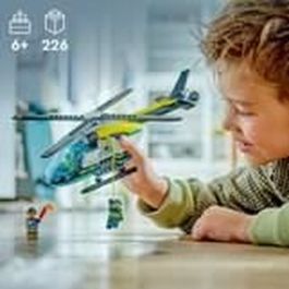 Juego de construccion helicóptero de rescate para emergencias lego city