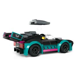 Juego de construccion coche de carreras y camión de transporte lego city