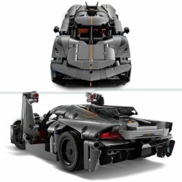 LEGO Technic 42173 Hypercar Koenigsegg Jesko Absolut gris - Juego de construcción