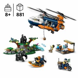 Exploradores Jungla: Helicóptero En Campamento 60437 Lego