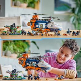 Exploradores Jungla: Helicóptero En Campamento 60437 Lego