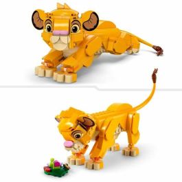 Juego de construccion el rey león: simba cachorro lego disney