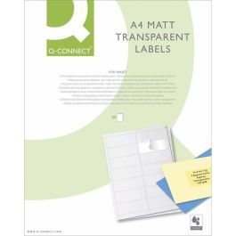 Etiquetas adhesivas Q-Connect KF00228 Transparente
