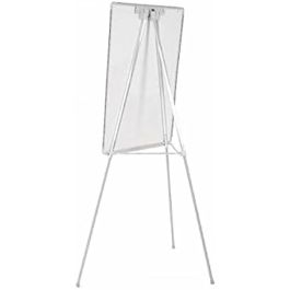 Pizarra Blanca Q-Connect Con Tripode 90x70X195 cm Para Convenciones Superficie Lacadamagnetica Escritura Directa