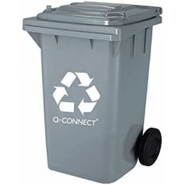 Cubo de basura Q-Connect KF16545 Gris Plástico 100 L