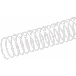 Espiral Metalico Q-Connect Blanco 64 5:1 12 mm 1 mm Caja De 200 Unidades