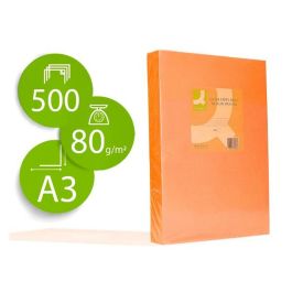 Papel para Imprimir Q-Connect KF18017 Naranja A3 500 Hojas