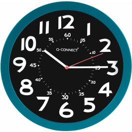 Reloj de Pared Q-Connect KF11214 Ø 30 cm Azul Aluminio Plástico Moderno Precio: 27.95000054. SKU: B19266SQR5