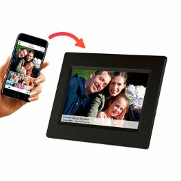 MARCO DE FOTOS DIGITAL DENVER PFF-710BLACK - PANTALLA 7"/17.7CM IPS TÁCTIL 1024X600 - 200CD/M2 - 8GB - WiFi - SOFTWARE FRAMEO