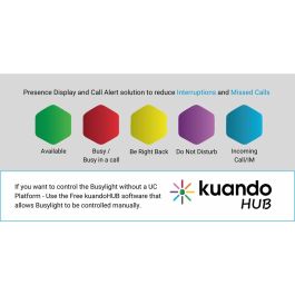 Aviso de llamada entrante Kuando Busylight UC Alpha