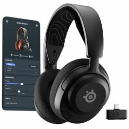 Auriculares con Micrófono SteelSeries Negro