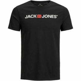 Camiseta de Manga Corta Hombre JJECORP LOGO TEE SS Jack & Jones 12137126 Negro