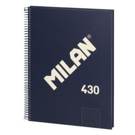 Milan libreta con espiral a4 80h papel 95 gr pautado 1 línea 7mm serie 1918 azul Precio: 13.89000019. SKU: B1GNZDXWP8