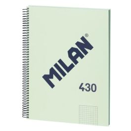 Milan libreta con espiral a4 80h papel 95 gr pautado 1 línea 7mm serie 1918 verde Precio: 13.95000046. SKU: B16ERPVPW6