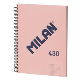 Milan libreta con espiral a4 80h papel 95 gr pautado 1 línea 7mm serie 1918 rosa Precio: 13.95000046. SKU: B1DE73FSJV