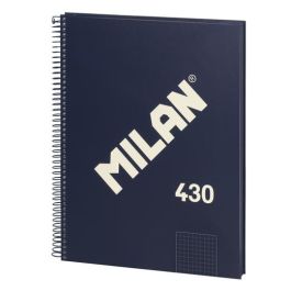 Milan libreta con espiral a4 48h papel 95 gr cuadriculado 5x5mm serie 1918 azul Precio: 13.89000019. SKU: B1C9DGQQJ6