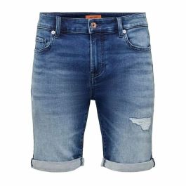 Pantalones Cortos Vaqueros para Hombre Only & Sons Onsply Dark Mid Blue Azul Precio: 33.7469003267. SKU: S64127243