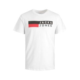 Camiseta LOGO TEE SS O-NECK NOOS Jack & Jones 12151955 Blanco