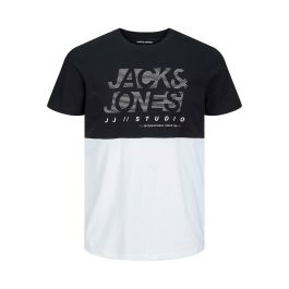 Camiseta de Manga Corta Hombre Jack & Jones TEE SS CREW NECK 12226385 Negro
