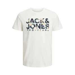 Camiseta de Manga Corta Hombre JJBECS SHAPE TEE Jack & Jones 12224688 Blanco Precio: 12.94999959. SKU: S2026414