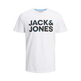 Camiseta de Manga Corta Hombre JJNEON POP TEE SS CREW Jack & Jones 12221930 Blanco Precio: 14.950000119999999. SKU: S2023416