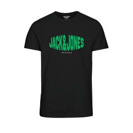 Camiseta de Manga Corta Hombre Jack & Jones JORMARQUE TEE SS 12232652 Negro