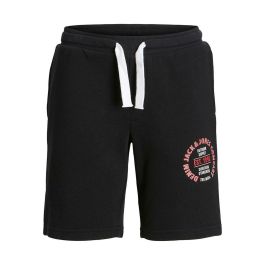 Pantalones Cortos Deportivos para Niños JPSTANDY Jack & Jones 12225211 Negro 14 Años