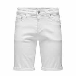 Pantalones Cortos de Hombre Only & Sons Onsply 9297 White Blanco Precio: 25.4999998. SKU: S64127244