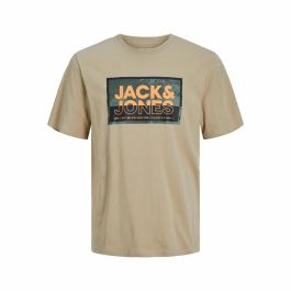 Camiseta de Manga Corta Hombre Jack & Jones logan Gris Hombre Precio: 13.95000046. SKU: S64122370