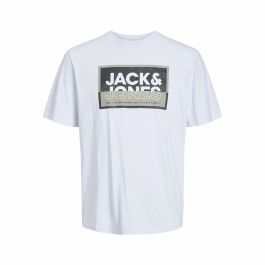 Camiseta de Manga Corta Hombre Jack & Jones logan Blanco Hombre