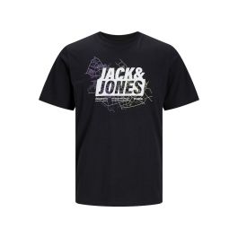 Camiseta de Manga Corta Hombre Jack & Jones LOGO TEE SS 12252376 Negro