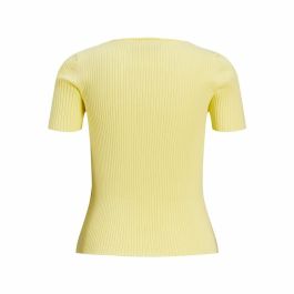 Camiseta de Manga Corta Mujer Jxsky Ss Jack & Jones French Vanilla Amarillo